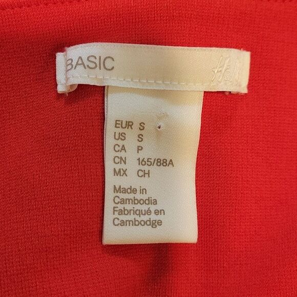 H&M BASIC LONG SLEEVES V-NECK SHORT DRESS - Picture 12 of 14